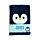 Quaderno A5 a Righe con Copertina in Peluche - Pinguino - Animali Dolci