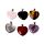 Pendente a Forma di Cuore con 6 Gemme Intercambiabili
