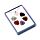 Pendente a Forma di Cuore con 6 Gemme Intercambiabili
