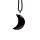 Pendente a Forma di Luna con Pietra Curativa