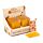 Specchietto da Borsa in Finta Pelle, con Custodia - Zucca