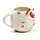 Tazza in Ceramica a Forma di Unicorno - Bianca - Arcobaleno Incantato