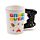 Tazza in Ceramica con Manico a Forma di Controller - Game Over Pixellato