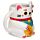 Tazza in Ceramica a Forma di Gatto Maneki Neko - Bianco