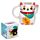 Tazza in Ceramica a Forma di Gatto Maneki Neko - Bianco