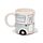 Tazza in Ceramica a Forma di Caravan - Campeggio - Home Is Where You Park It