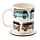 Set Tazza in Porcellana e Sottobicchiere - Volkswagen T1