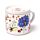 Set Tazza in Porcellana e Sottobicchiere/Coperchio - Api - Meadows