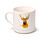 Set Tazza in Porcellana e Sottobicchiere/Coperchio - Cervo Selvatico JAN PASHLEY