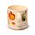 Set Tazza in Porcellana e Sottobicchiere/Coperchio - Zucca