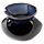 Brucia Essenze in Ceramica - Blu scuro