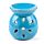 Mini Brucia Essenze in Ceramica con Lavorazione a Forma di Fiore - 7.5 cm