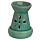 Brucia Essenze per Oli e Cere in Ceramica con Fiore Intagliato