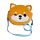 Borsa a Tracolla in Peluche - Shuggs, lo Shiba Inu - Animali Dolci