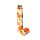 Tubo con Matite Colorate - Grande - 12 pezzi - Zucca
