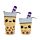 Astuccio Estendibile in Tela - Boba, il Bubble Tea - Foodiemals