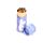 Tubo con Matite Colorate - 12 Pezzi - Moomin