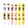 Penna Multicolore con Copripenna (8 Colori) - Animali Hamburger