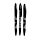 Set di 3 Penne in Plastica Riciclata RABS - Gothica