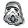 Spilla in Metallo Collezionabile - L'Originale Stormtrooper - Elmo