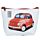 Portamonete con Cerniera in PVC - Fiat 500 Retro