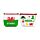 Portamonete in PVC con Cerniera - Cymru - Drago Gallese