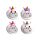 Mini Portamonete con Rivestimento in Peluche - Unicorno - Animali Dolci 