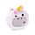 Mini Portamonete con Rivestimento in Peluche - Unicorno - Animali Dolci 