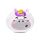 Mini Portamonete con Rivestimento in Peluche - Unicorno - Animali Dolci 