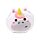 Mini Portamonete con Rivestimento in Peluche - Unicorno - Animali Dolci 