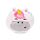 Mini Portamonete con Rivestimento in Peluche - Unicorno - Animali Dolci 