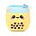 Mini Portamonete con Rivestimento in Peluche - Bubble Tea - Foodiemals