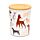 Set di 2 Barattoli in rPET e Bambù S/M - Cani - Barks Dog