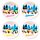 Set di 4 Piatti da Picnic in rPET - Waves - Volkswagen T1