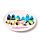 Set di 4 Piatti da Picnic in rPET - Waves - Volkswagen T1