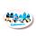 Set di 4 Piatti da Picnic in rPET - Waves - Volkswagen T1