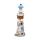 Decorazione Nautica - Faro con Stella Marina Azzurra e Rete