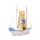 Decorazione Nautica - Barca a Vela con Stella Marina Azzurra