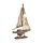 Decorazione Nautica - Barca a Vela con Vera a Righe