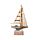 Decorazione Nautica con LED - Barca a Vela con Conchiglie