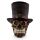Teschio Decorativo con Cappello Steam Punk