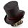 Teschio Decorativo con Cappello Steam Punk
