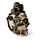 Teschio Decorativo Steampunk con Ingranaggi