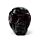 Teschio Decorativo con Effetto Caverna di Cristallo - Nero