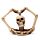 Scheletro Decorativo con Braccia a Cuore