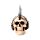 Teschio Decorativo Stile Punk con Cresta di Lame & Catene
