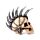 Teschio Decorativo Stile Punk con Cresta di Lame & Catene