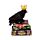 Corvo con Corona su Pila di Libri