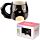Tazza in Ceramica a Forma di Gatto Nero - Feline Fine