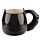 Tazza in Ceramica a Forma di Gatto Nero - Feline Fine